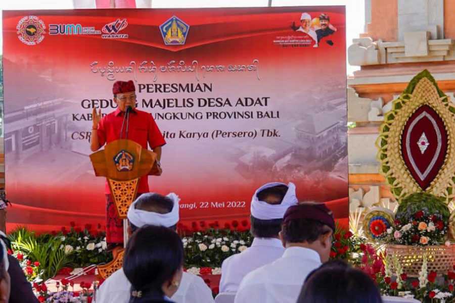 Koster Resmikan Gedung MDA Kabupaten Klungkung