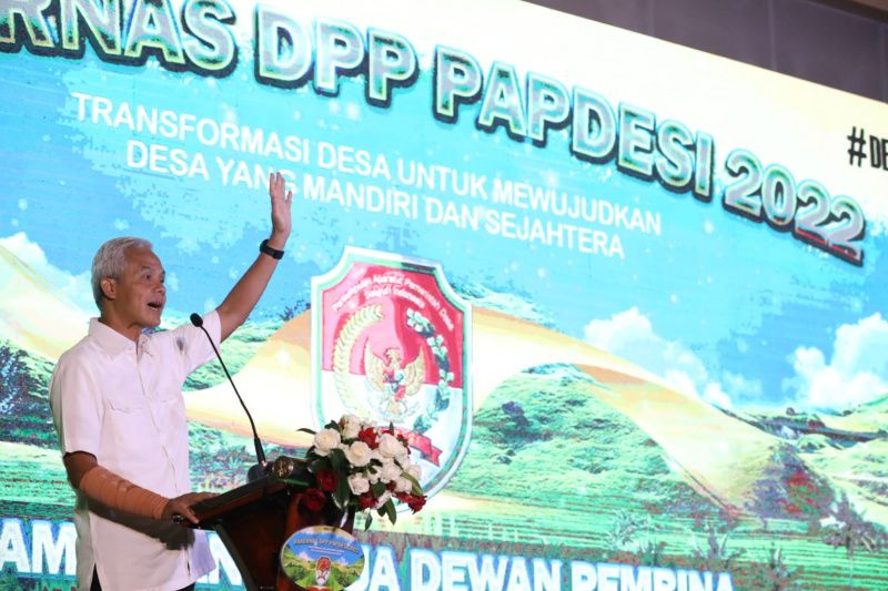 Ganjar Minta Papdesi Berinovasi Jaga Ketahanan Pangan