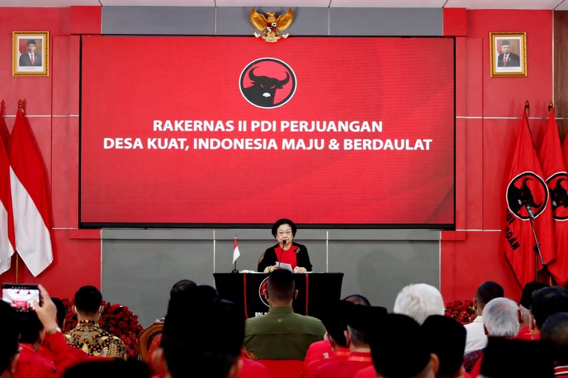 Di Rakernas, Megawati Tegaskan Petani Adalah Sokoguru 