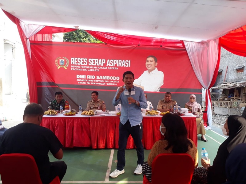 Reses, Rio Sambodo Sambangi & Beri Support Warga Pulogebang