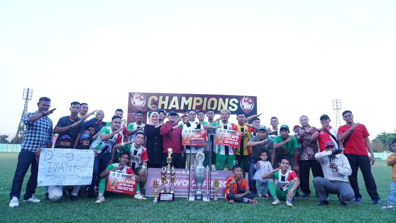 Sujiwo Resmi Tutup Turnamen Sepak Bola Sujiwo Cup II 