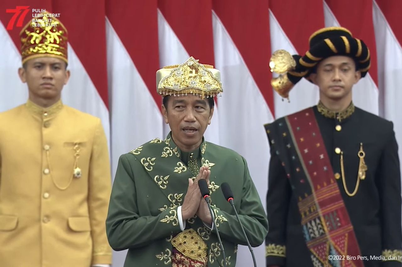 Presiden Jokowi Semringah Akan Pidato Puan Maharani