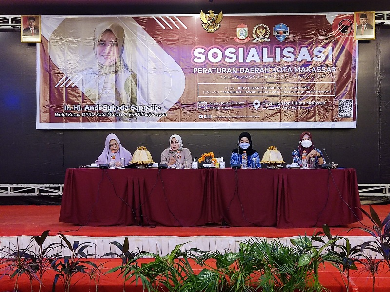 A. Suhada Sosialisasi Perda Kota Makassar No. 7 Tahun 2021