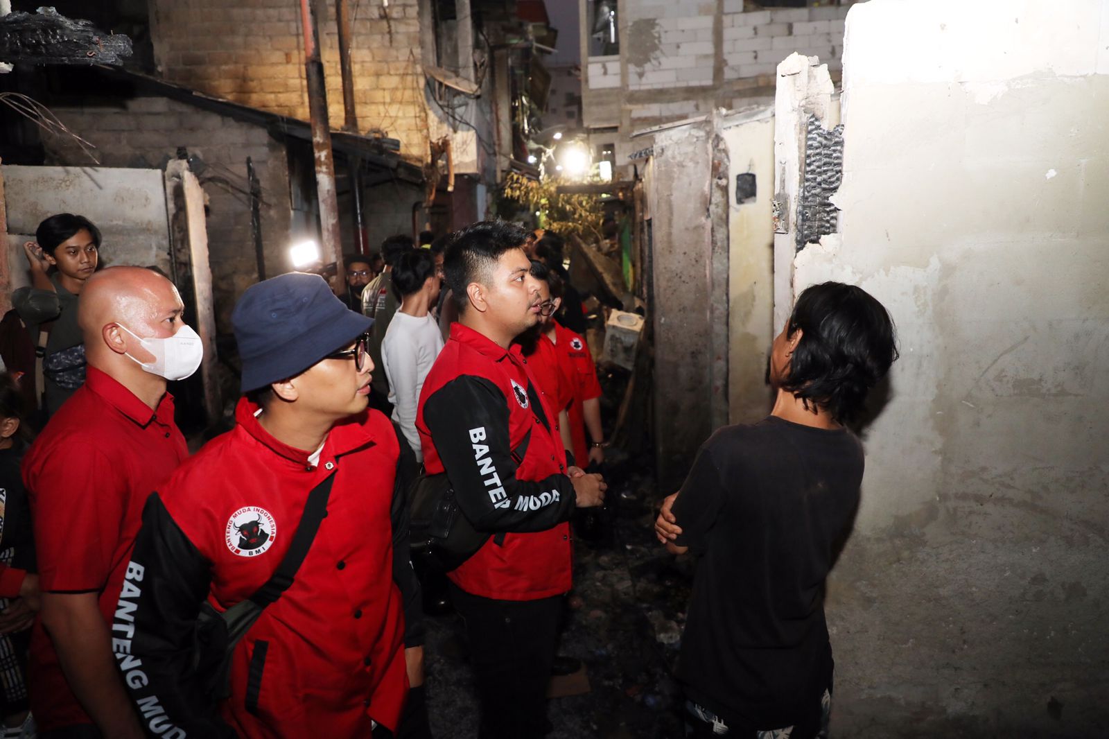 BMI DKI Jakarta Beri Bantuan ke Korban Kebakaran di Cikini