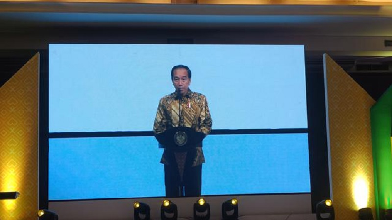 Pesan Jokowi Buat KIB di HUT Golkar: Jangan Rangkulan Terus