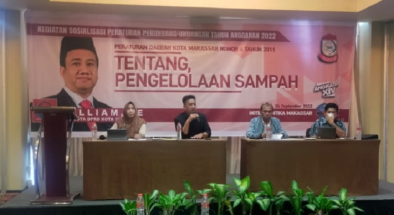 DPRD Banteng Makassar Gelar Sosper Pengelolaan Sampah
