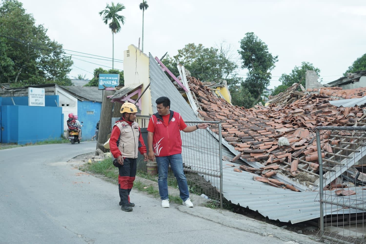 TMP Salurkan Dana Gotong Royong Untuk Korban Gempa Cianjur