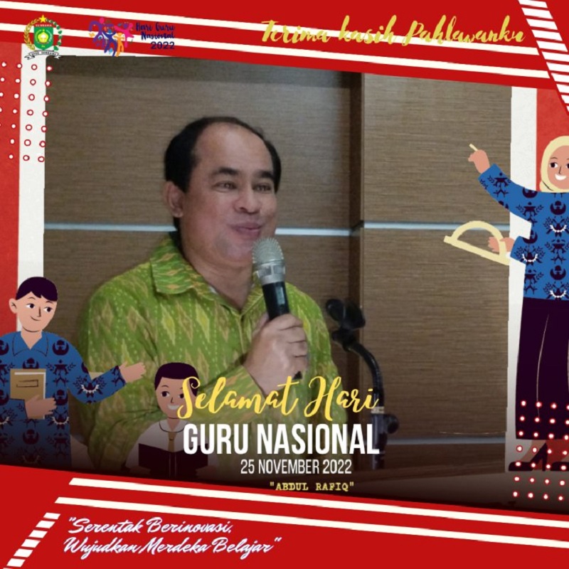 Ketua DPRD Sumbawa Ucapkan Selamat Hari Guru Nasional 2022