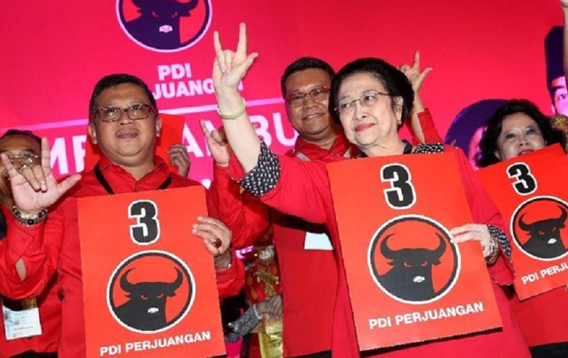 PDI Perjuangan Nomor Urut Tiga di Pemilu 2024 