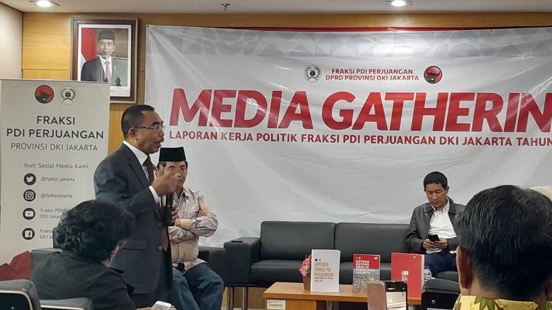 Fraksi PDI Perjuangan DPRD DKI Ingatkan Amanat Jokowi