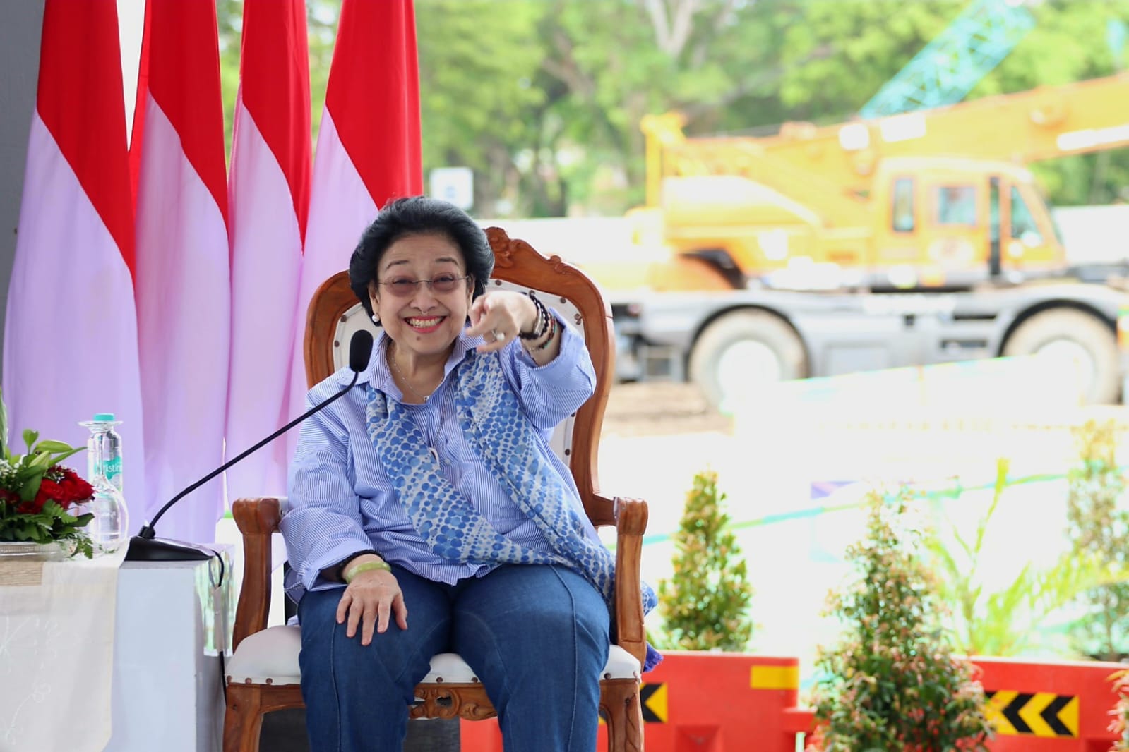 Ini Cerita Megawati Saat Kunjungi Renovasi Grand Inna Sanur