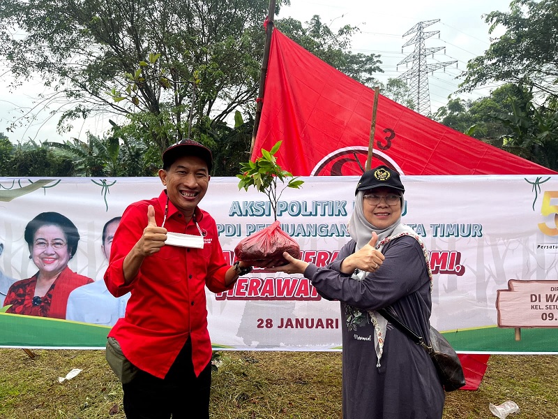 Politik Hijau DPC PDI Perjuangan Jakarta Timur 