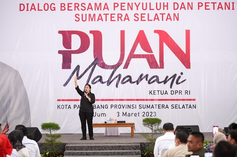 Puan Serap Aspirasi Petani Sumsel, Dicurhati Masalah Pupuk Hingga Distribusi