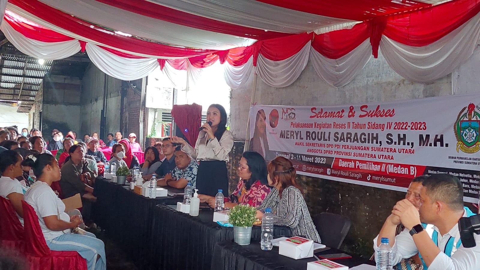 Meryl Saragih Gelar Reses di Kelurahan Kemenangan Tani