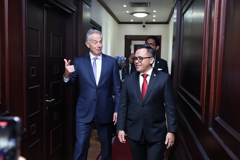 Menteri PANRB Terima Tony Blair, Dukung Digitalisasi Layanan Publik Indonesia