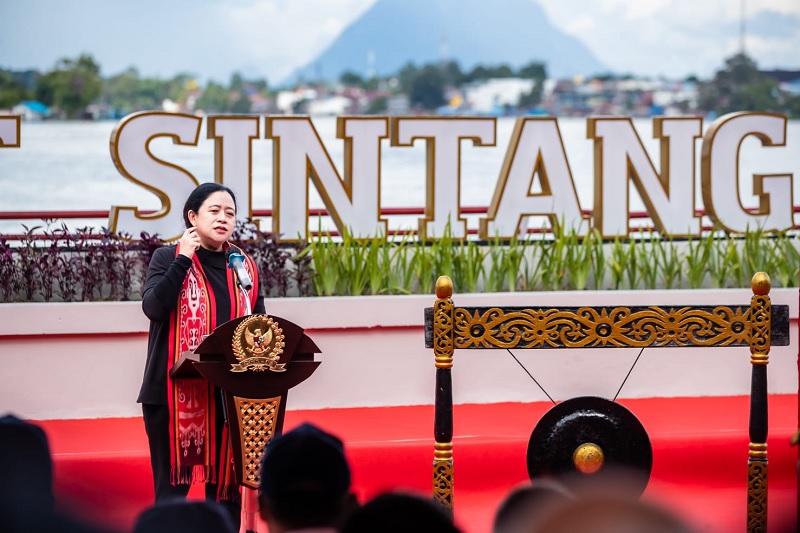 Puan Maharani Ketua DPR RI Pertama yang Kunjungi Sintang