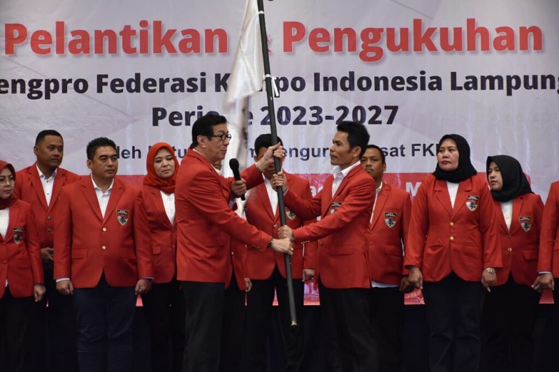 Fungsionaris DPD PDI Perjuangan Dikukuhkan Jadi Pengurus FKI Lampung