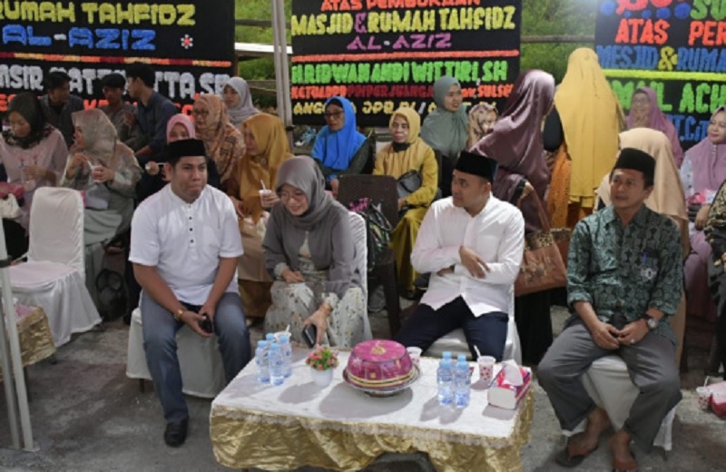 Legislator Banteng & Ketua NU Makassar Resmikan Masjid dan Rumah Tahfidz Al-Aziz 