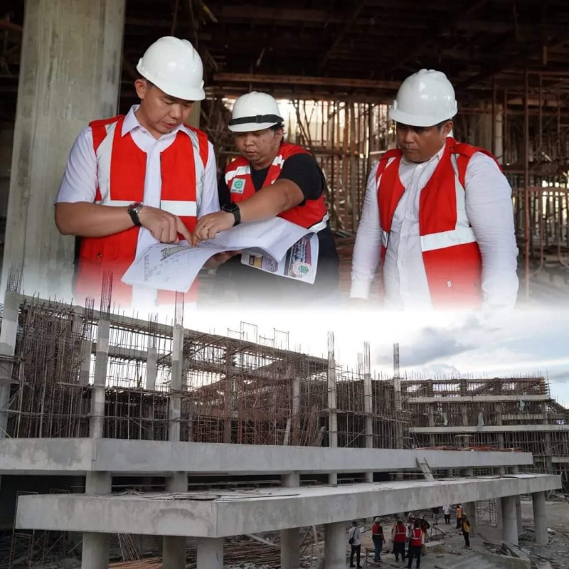 Progres Pembangunan Gedung Pelayanan Satu Atap Kapuas Hulu Capai 78%