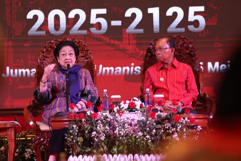 Haluan Pembangunan 100 Tahun Bali, Megawati Minta Anak Muda Terlibat Pertahankan Adat & Alamnya