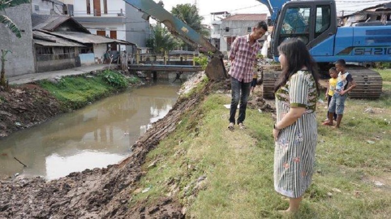 Ima Mahdiah Turun Tangan Atasi Daerah Langganan Banjir di Kedoya Selatan