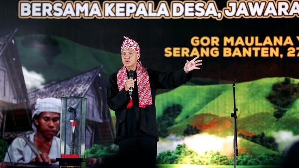 Ganjar Pranowo Silaturahmi Tokoh Budaya, Kepala Desa, dan Jawara Banten