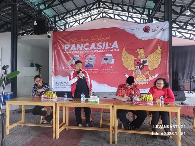 Irvansyah Asmat Peringati Hari Lahir Pancasila bersama Mahasiswa Tangerang