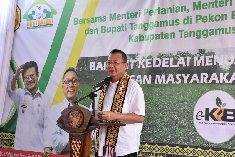 Jangan Hanya Tagline, Sudin Minta Gubernur Lampung Pacu Produksi Kedelai Tanggamus 