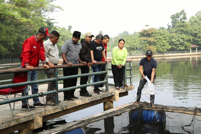 Ulang Tahun ke-57, Hasto Kristiyanto Tebar Benih Ikan di Jakarta Timur
