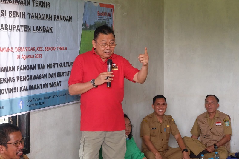 Cornelis: Petani Penangkaran Benih Harus Lebih Terampil