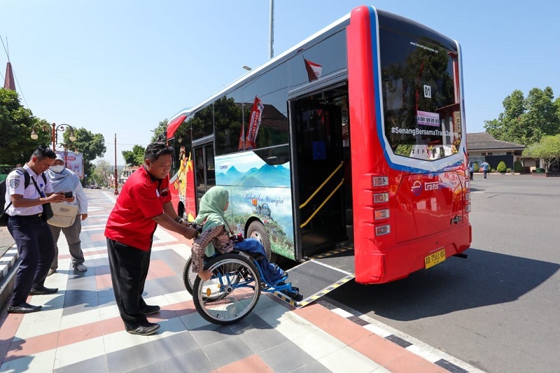Bus Ramah Difabel Ganjar Pranowo Diharapkan Lebih Banyak ke Depannya