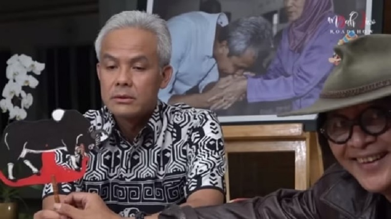 Di Depan Sujiwo Tejo, Ganjar Ngaku Bukan Banteng, Auto Diadu: Mbak Mega Ini Lo...