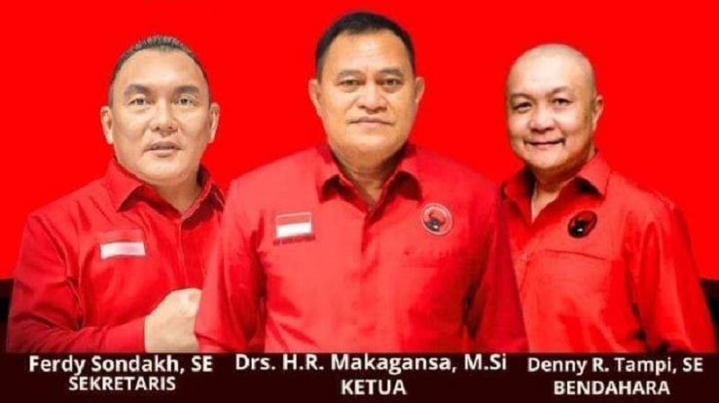 PDI Perjuangan Sangihe Siap Menangkan Ganjar-Mahfud, Makagansa Targetkan 80 Persen
