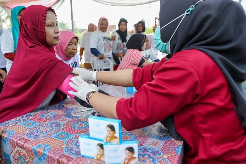 Petebu Ganjar Gelar Cek Kesehatan dan KB Gratis di Lampung Tengah