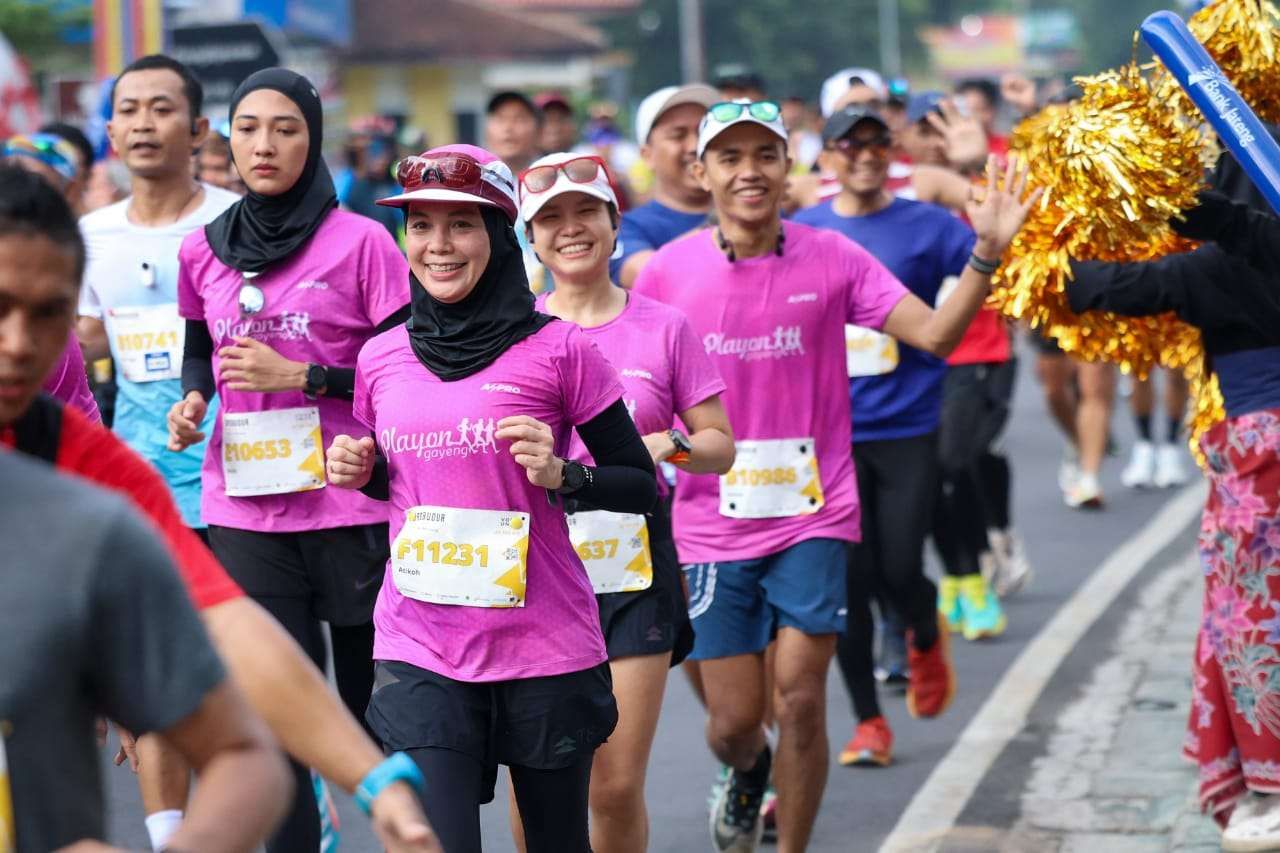 Siti Atiqoh Pilih Carbo Loading Sebelum Ikuti Borobudur Marathon
