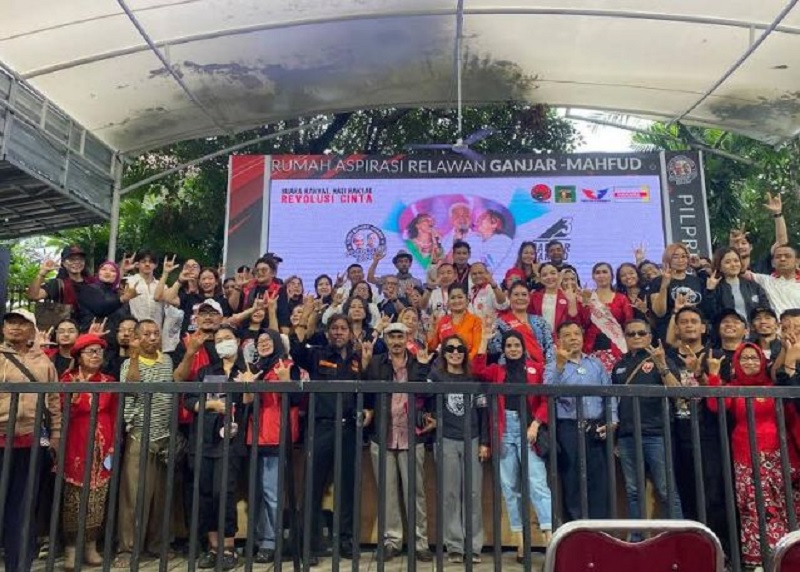 Relawan: Apapun Masalahnya Kami Tak Gentar Karena Punya Ganjar, Kami Tak Takut Karena Ada Mahfud
