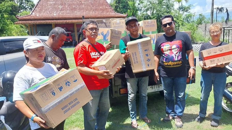 Relawan Ganjar Mahfud di DIY Beri 'Hospitality 'Saksi TPS di Pesisir Pantai Selatan Gunungkidul