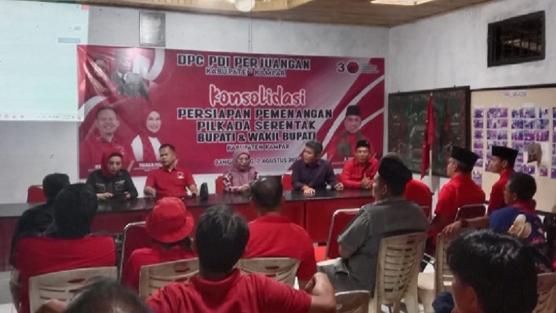 Pilkada Kampar 2024, Hanafiah Ajak Para Kader Tegak Lurus dan Rebut Hati Masyarakat 