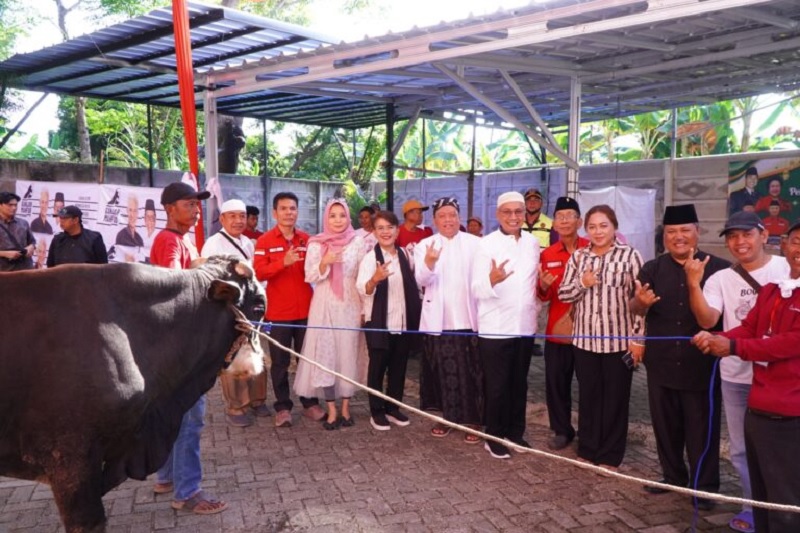 Sudin: Kurban Iduladha PDI Perjuangan Lampung Wujud Gotong Royong dan Kepedulian Sosial