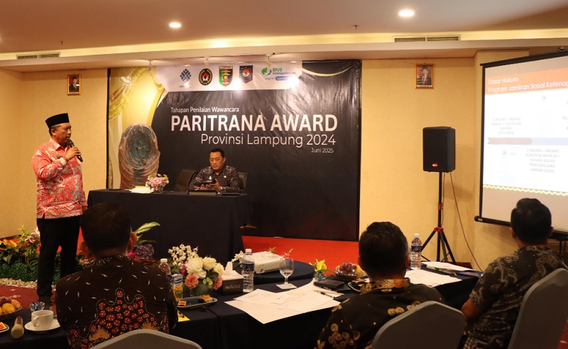 I Komang Koheri Harap Pemkab Lamteng Bisa Raih Penghargaan Paritrana Award