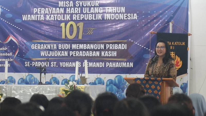 HUT ke-101 WKRI, Karolin: Semangatnya Adalah Organisasi Pemberdayaan Perempuan