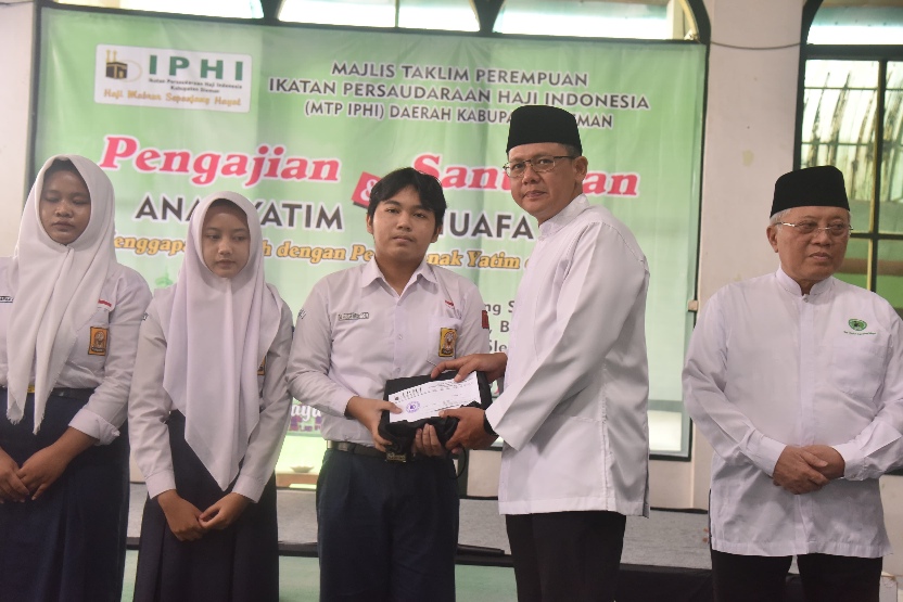Danang Gandeng MTP IPHI Santuni Anak yatim dan Dhuafa