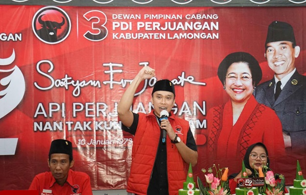 Wabup Lamongan Siap Bertarung Rebut Kursi Ketua DPC PDI Perjuangan
