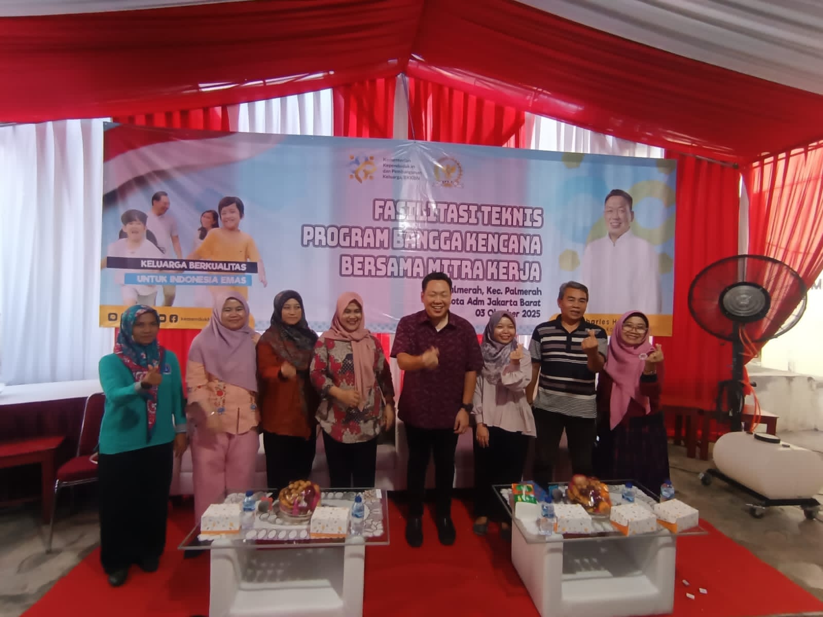 Charles Honoris Gandeng BKKBN Gelar Program Bangga Kencana di Kecamatan Palmerah