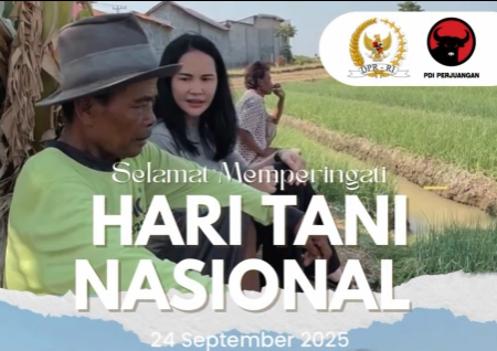 Hari Tani Nasional, Shanty Alda: Momentum Meneguhkan Kedaulatan Pangan dan Kesejahteraan Petani