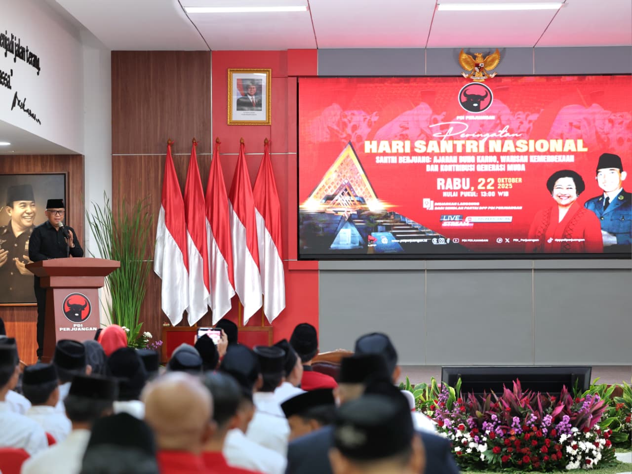Hari Santri 2025, Megawati Titip 3 Pesan Resolusi Jihad untuk Tanamkan Cinta Tanah Air