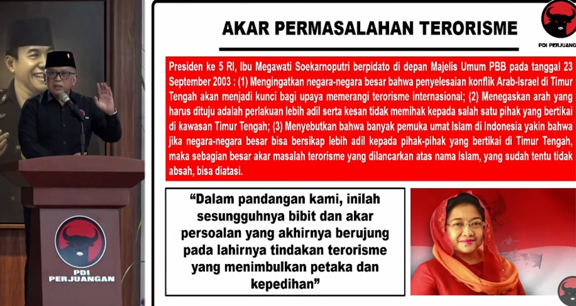 Hasto: Ibu Megawati Sudah Ingatkan Akar Terorisme Bukan dari Islam, Tapi Ketidakadilan Global