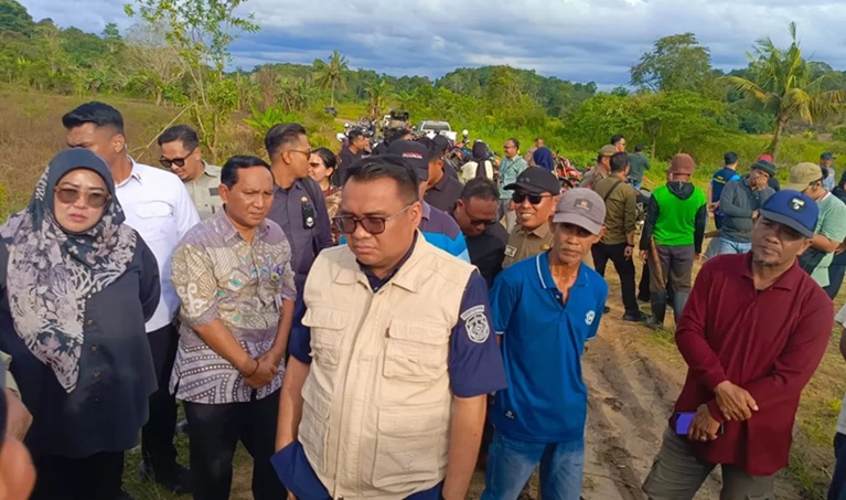 Aulia Rahman Pastikan Lahan Pertanian di Loa Ipuh Kembali Produktif Lewat Program Normalisasi