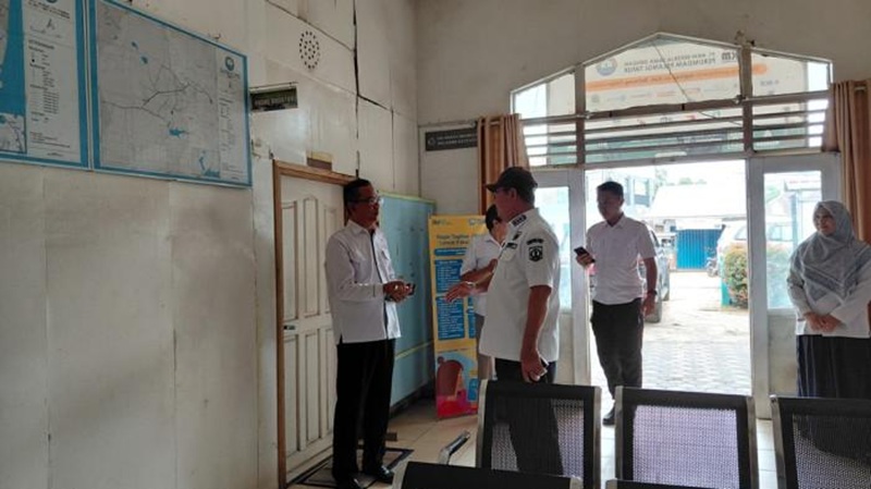 Kamarudin Muten Tinjau Kantor Perumdam Pelangi yang Dinilai Tak Layak Pakai