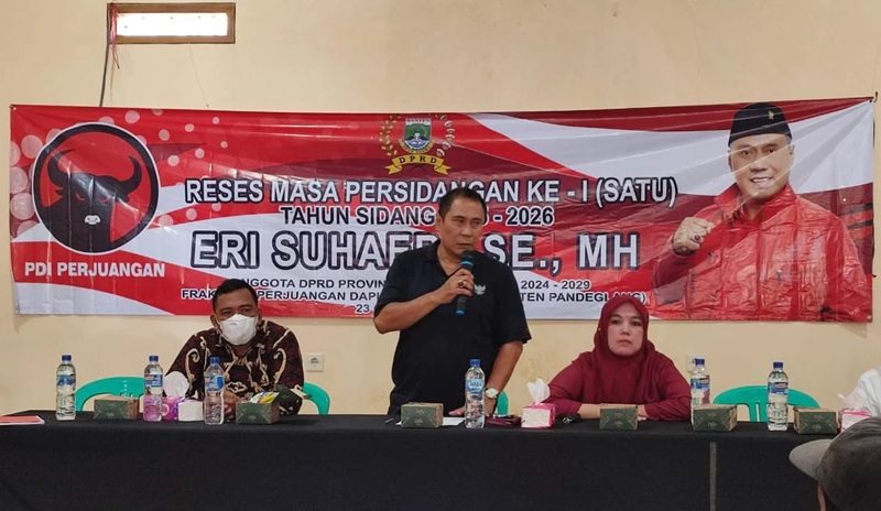 Eri Suhaeri Serap Aspirasi Warga Pandeglang, Fokus pada Pembangunan Jalan Desa